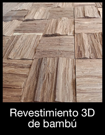 STOA Revestimiento 3D de bambú