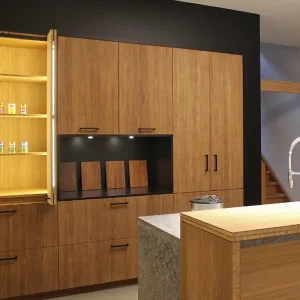 cocina de bambú