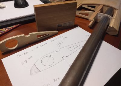 Réplica en bambú con motivo del centenario del primer vuelo del autogiro de Juan de la Cierva.