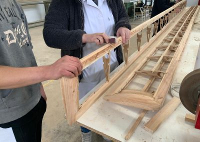 Réplica en bambú con motivo del centenario del primer vuelo del autogiro de Juan de la Cierva.