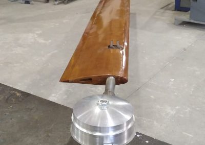 Réplica en bambú con motivo del centenario del primer vuelo del autogiro de Juan de la Cierva.