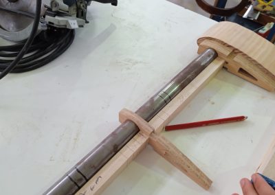 Réplica en bambú con motivo del centenario del primer vuelo del autogiro de Juan de la Cierva.